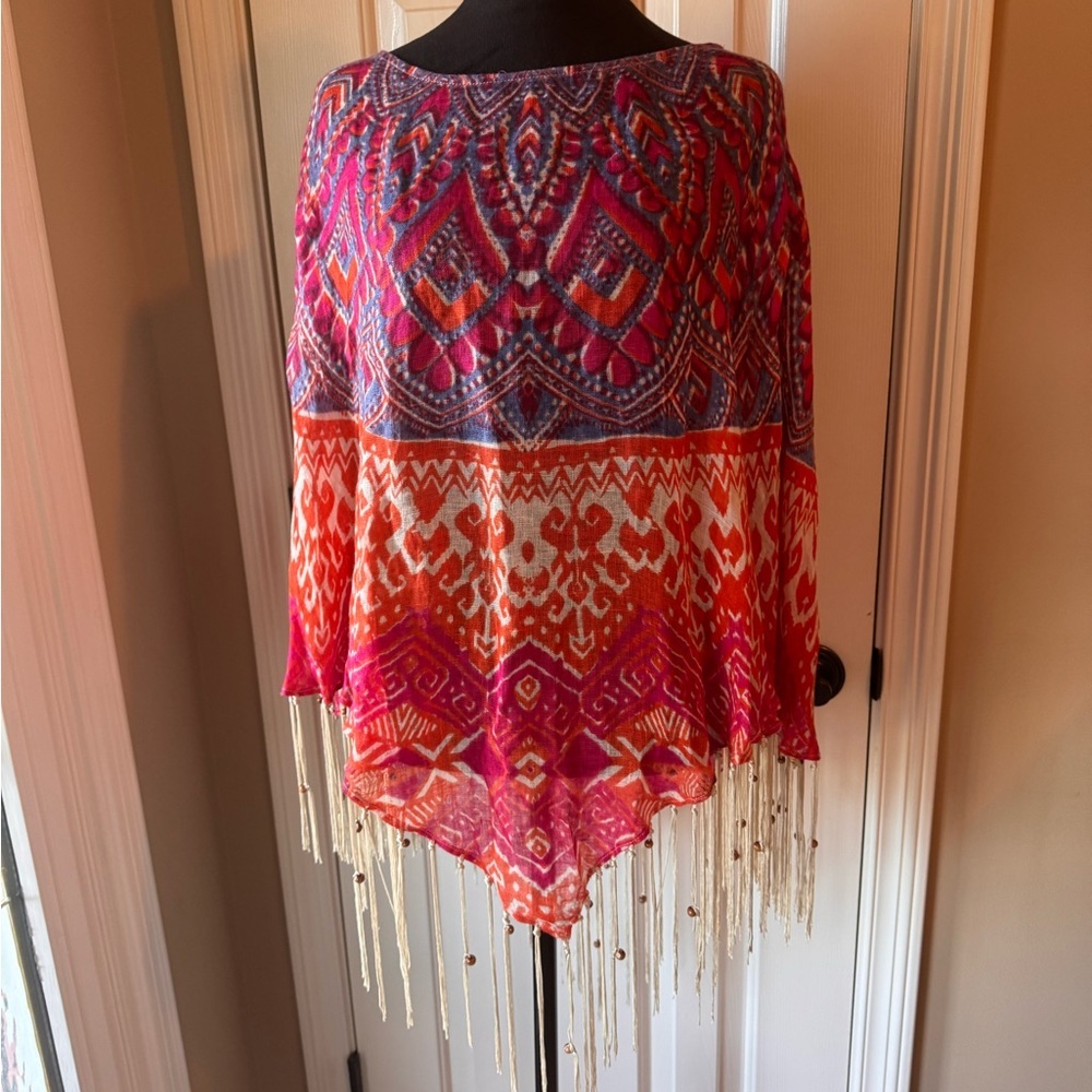 Chico's Phoebe Triangle Multicolor Patterned 100%… - image 2